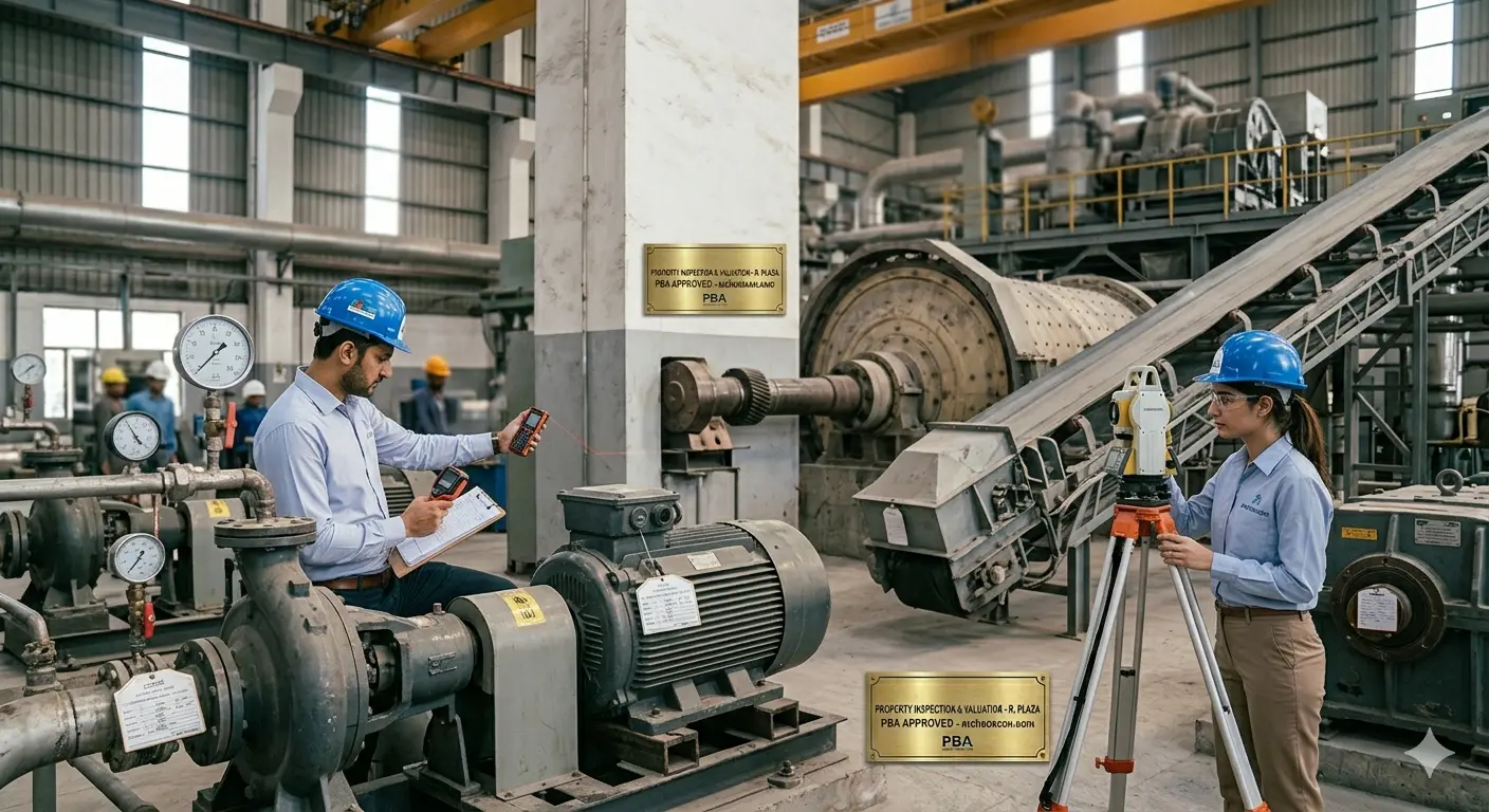 Industrial plant and machinery valuation